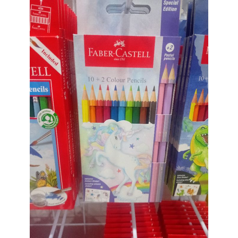 

FABERCASTELL COLOUR PENSIL UNICORN+PASTEL 12L