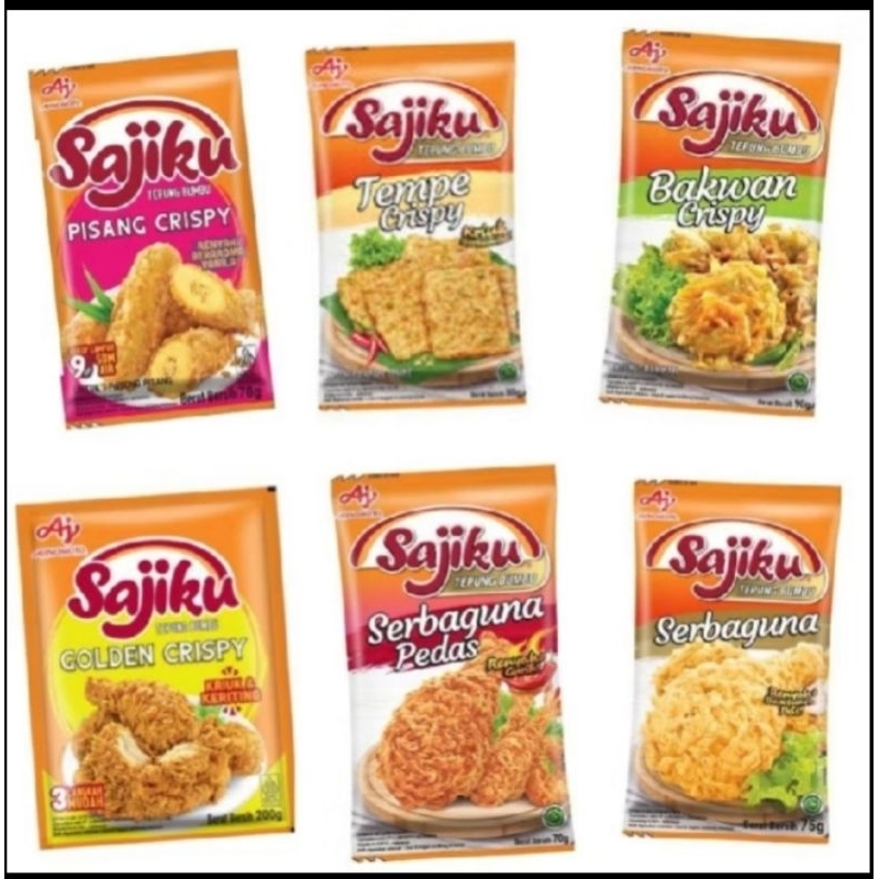 

PROMO ( Tepung Bumbu SAJIKU Serbaguna 200gr all varian )
