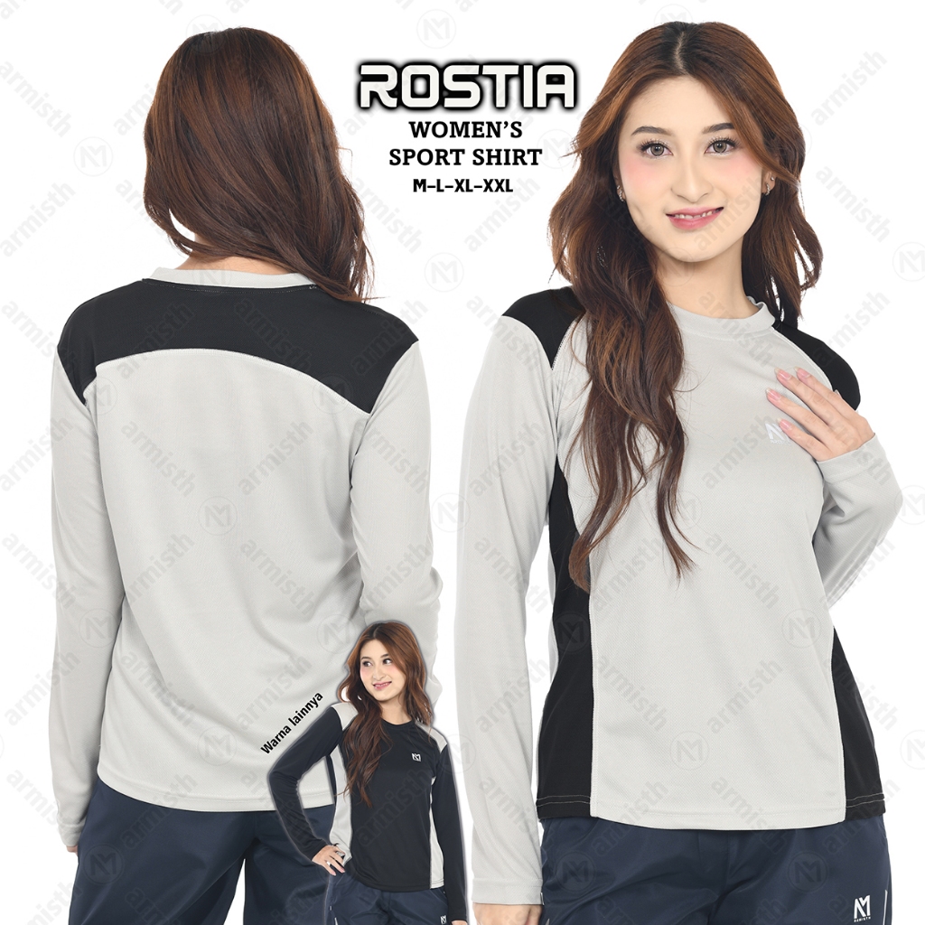 Kaos Olahraga Dryfit Lengan Panjang Wanita Long Sleeve Women For Running Zumba Senam