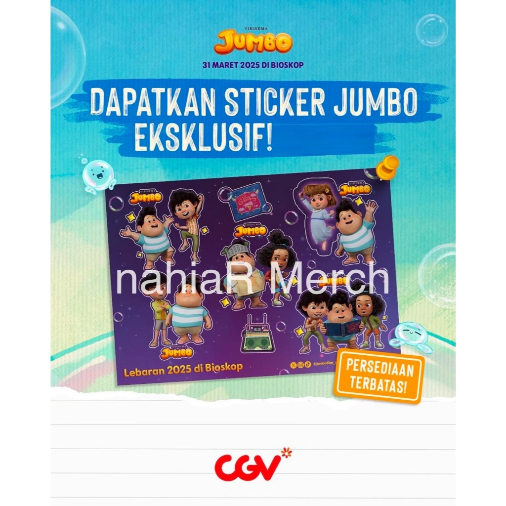 

Jumbo x CGV Official Sticker Pack