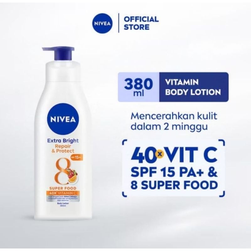 NIVEA Extra Bright Repair & Protect Vitamin Body Lotion