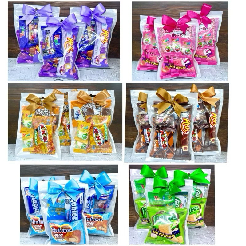 

mini hampers gift / souvenir / snack ultah murah meriah