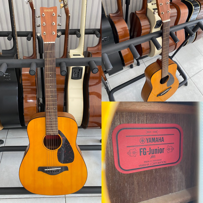 GITAR AKUSTIK SECOND ORIGINAL YAMAHA FG JR1 UKURAN 3/4