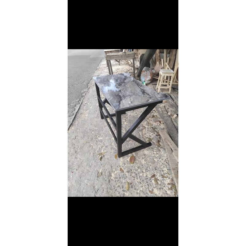 meja komputer kayu baru