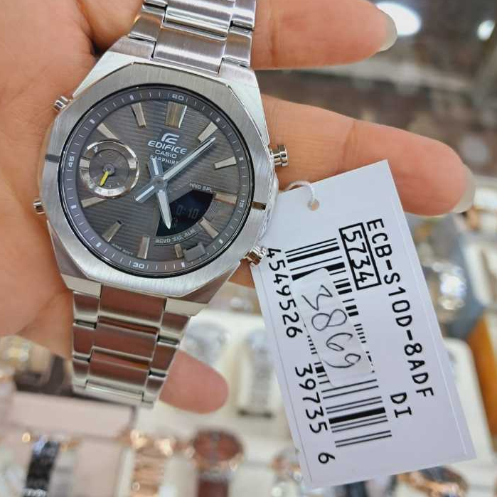 100% Original  Casio Edifice ECB-S10D-8ADF / ECB-S10D-8A / ECB-S10D-8