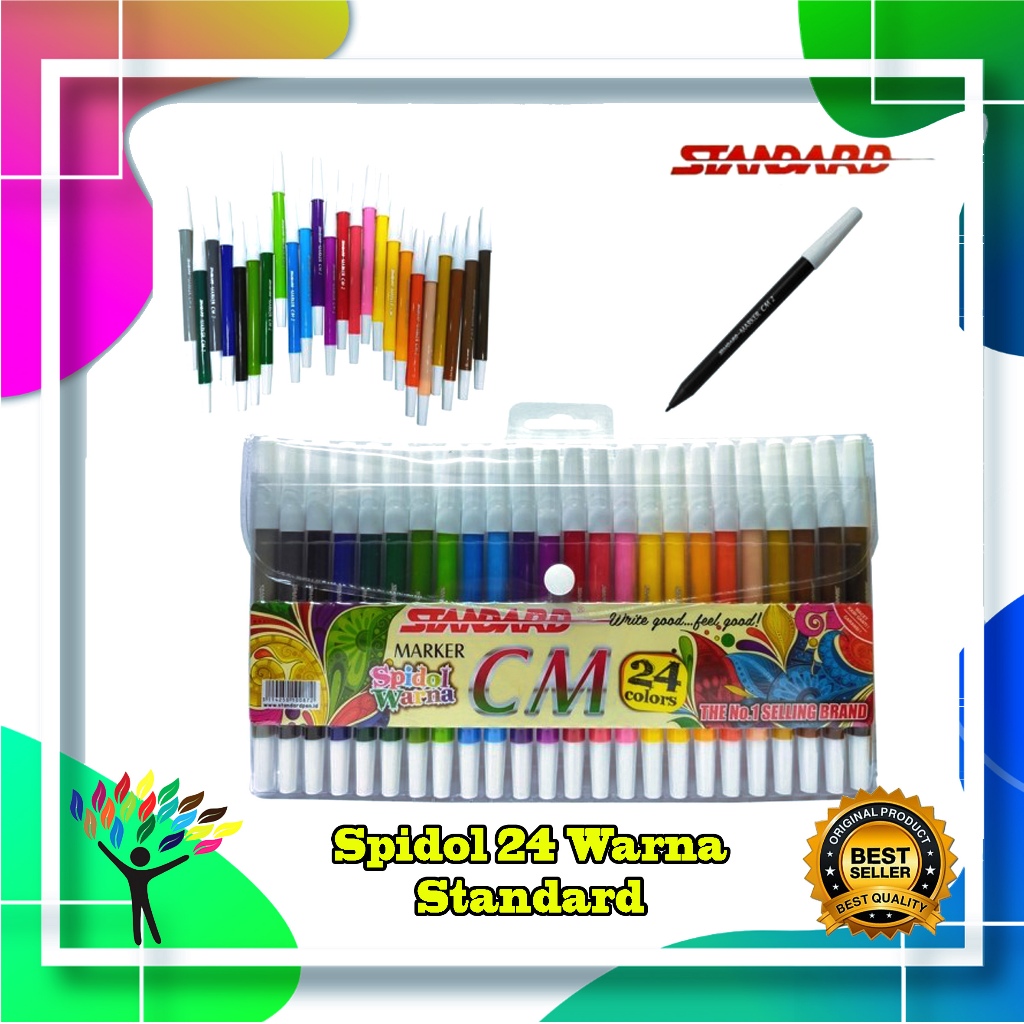 

Spidol 24 Warna - Standard ORIGINAL