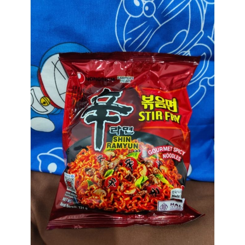 

NONGSHIM SHIN RAMYUN STIR FRY GOURMET SPICY NOODLES 131 GRAM HALAL