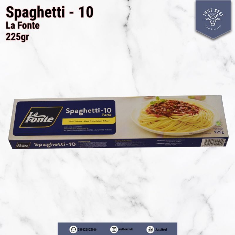 

La Fonte Spaghetti - 10 / Pasta - 225 gr