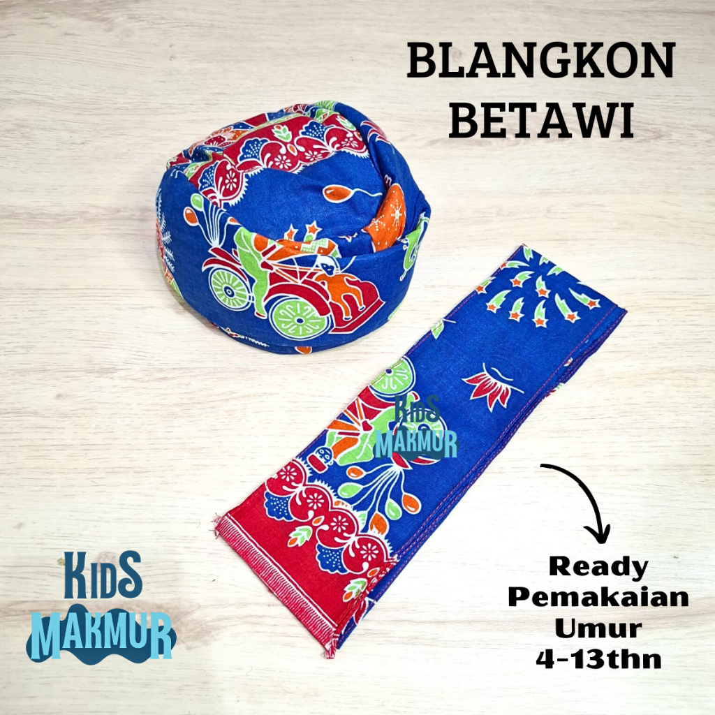 Blangkon  betawi anak topi blangkon betawi anak laki-laki topi blangkon jawa anak laki laki