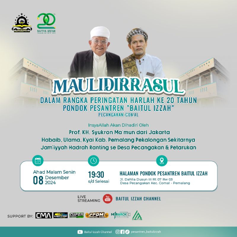 Desain Pamflet Pengumuman Pengajian Desain Story Cetak Jasa Desain Cepat
