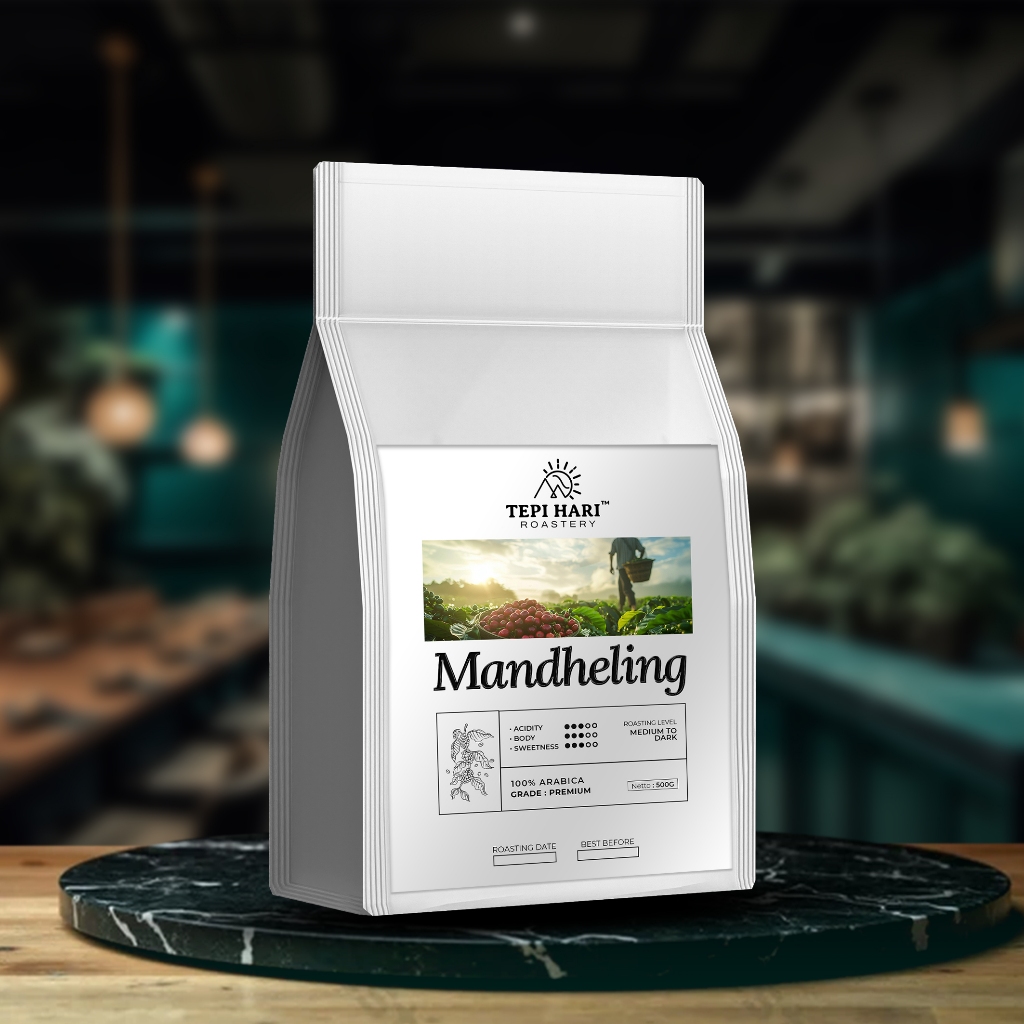 

Kopi Full Arabika Mandheling (Biji/Bubuk) Premium Grade 500g