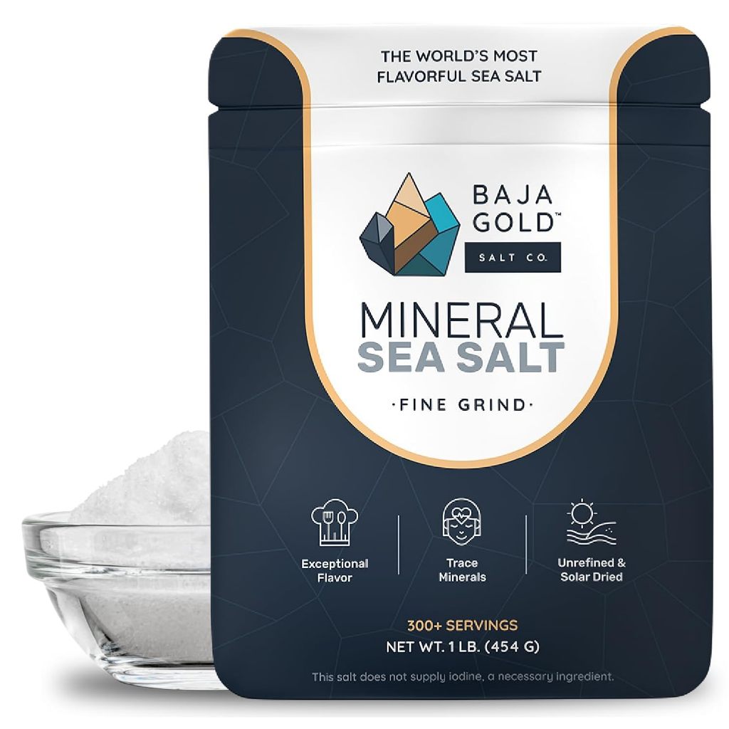 

Baja Gold Mineral Sea Salt - Pure & Organic Low Sodium