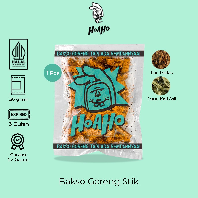 

HOAHO Basreng Stik Bakso Goreng 30 Gram - 1 Pcs