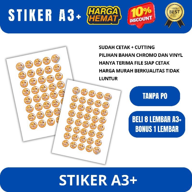 

sticker kemasan custom cutting / sticker label kemasan / STIKER KEMASAN PRODUK / STIKER LABEL / STIKER CROMO / STIKER VINYL / STIKER BAHAN PREMIUM