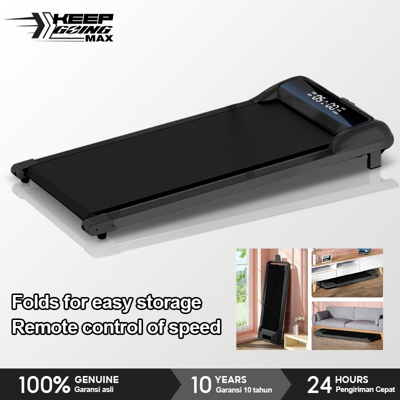 Keep Going Max Treadmill listrik datar multifungsi treadmill kebugaran treadmill diam dalam ruangan