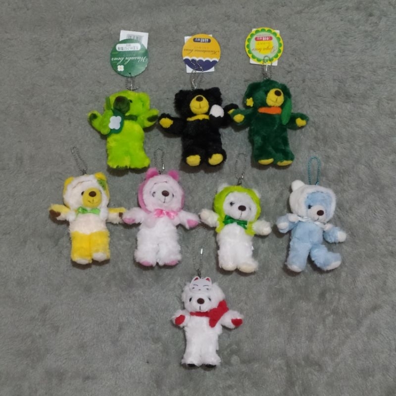 Gantungan Kunci Boneka Teddy Bear Fujisey Original Japan