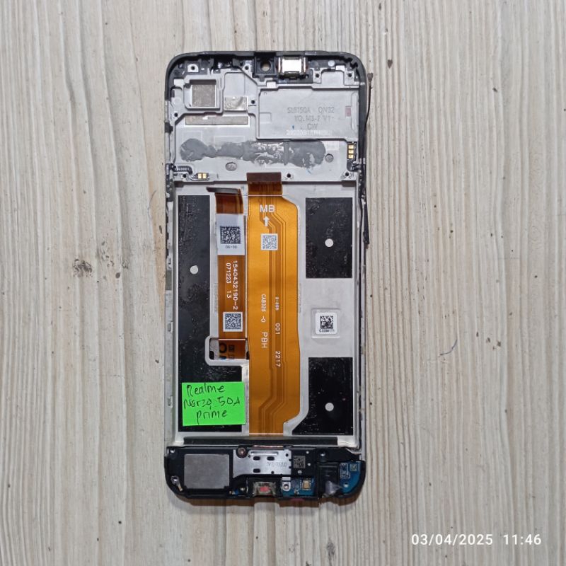 LCD Touchscreen Realme Narzo 50A Prime Poni Orie copotan