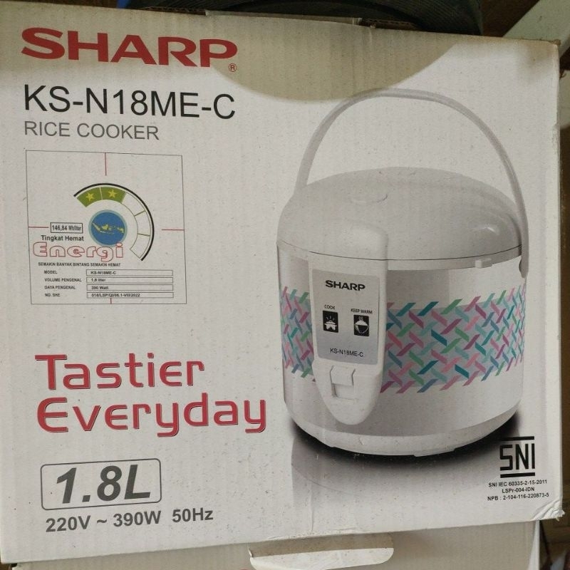 SHARP RICE COOKER 1.8 LITER KS-N18ME-C