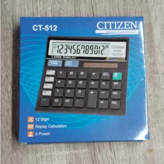 

Calculator KALKULATOR Citizen CT-512