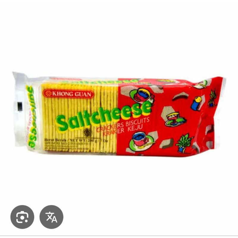 

Khong guan Saltcheese biskuit creckers keju 200gr
