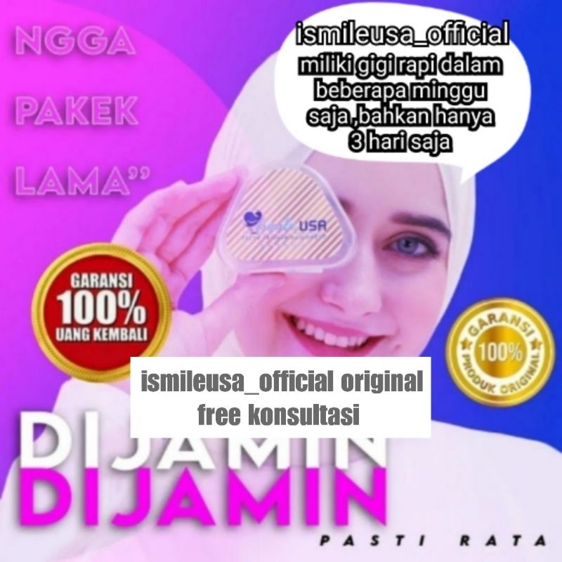 PERAPIH GIGI ORIGINAL / retainer gigi | perapi gigi / aligner gigi / ISMILE USA