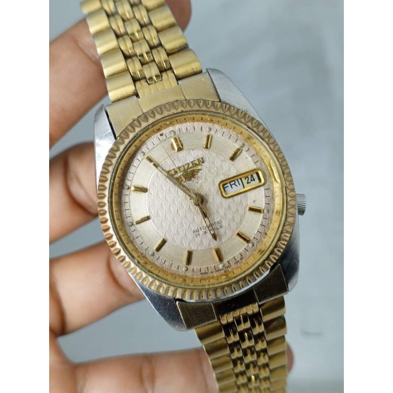 Jam tangan vintage Citizen Automatic Original