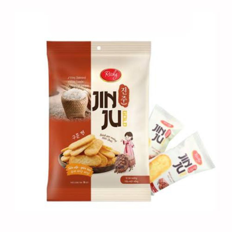 

RICHY JINJU GOLD RICE CRACKER KHAS KOREA 134GR