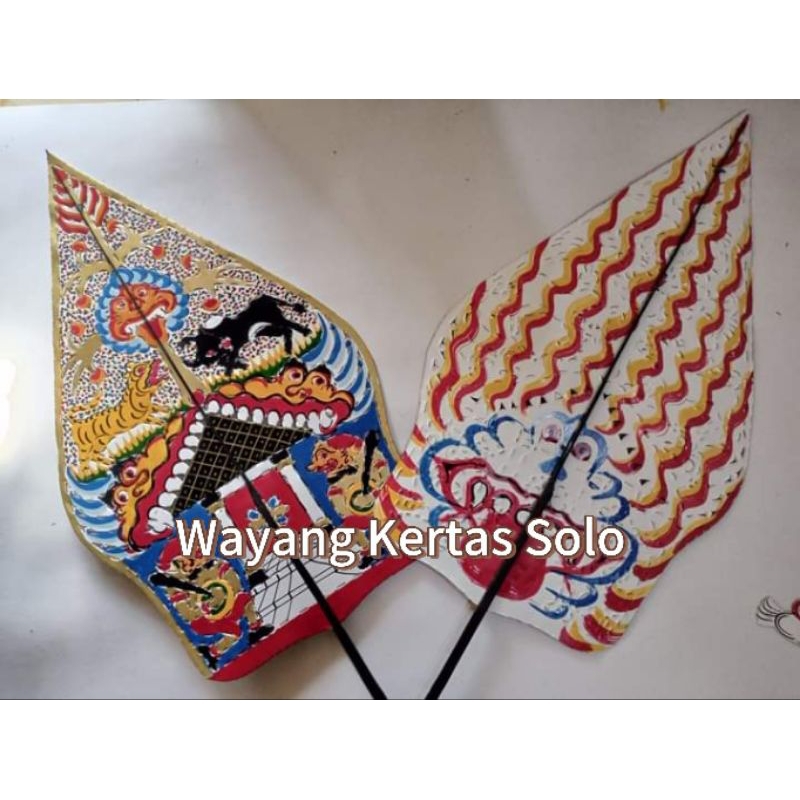 Gunungan wayang kulit kertas tinggi -+80cm