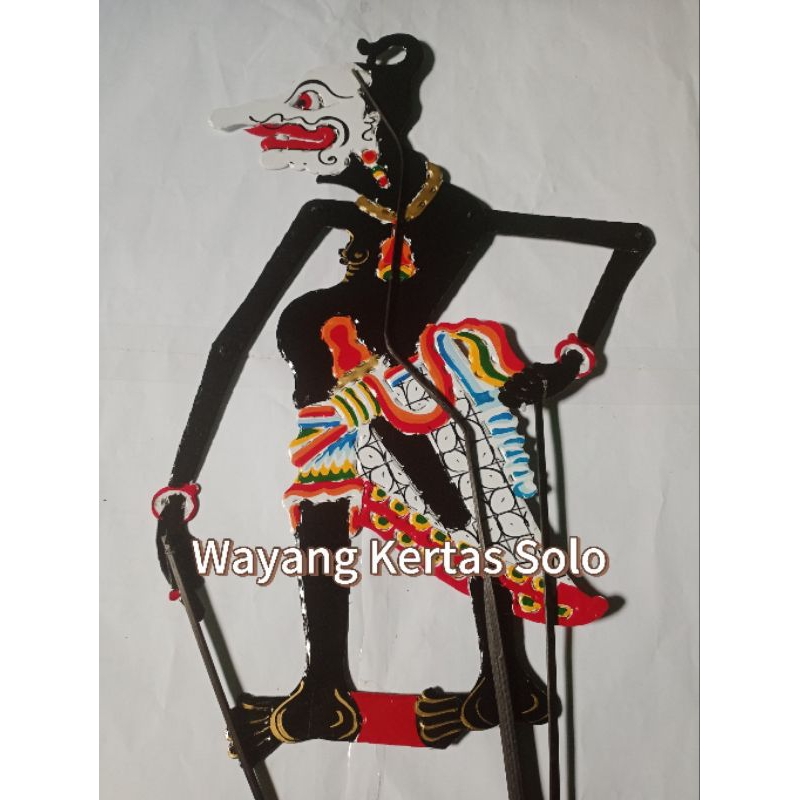 wayang kertas wayang mainan Petruk tinggi -+55cm