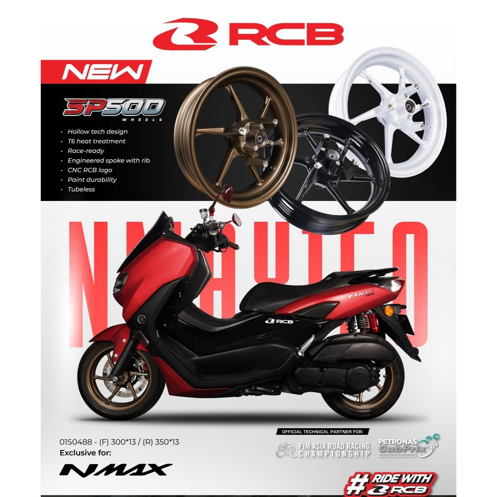 VELG RCB SP 500 YAMAHA NMAX NEW RING 13