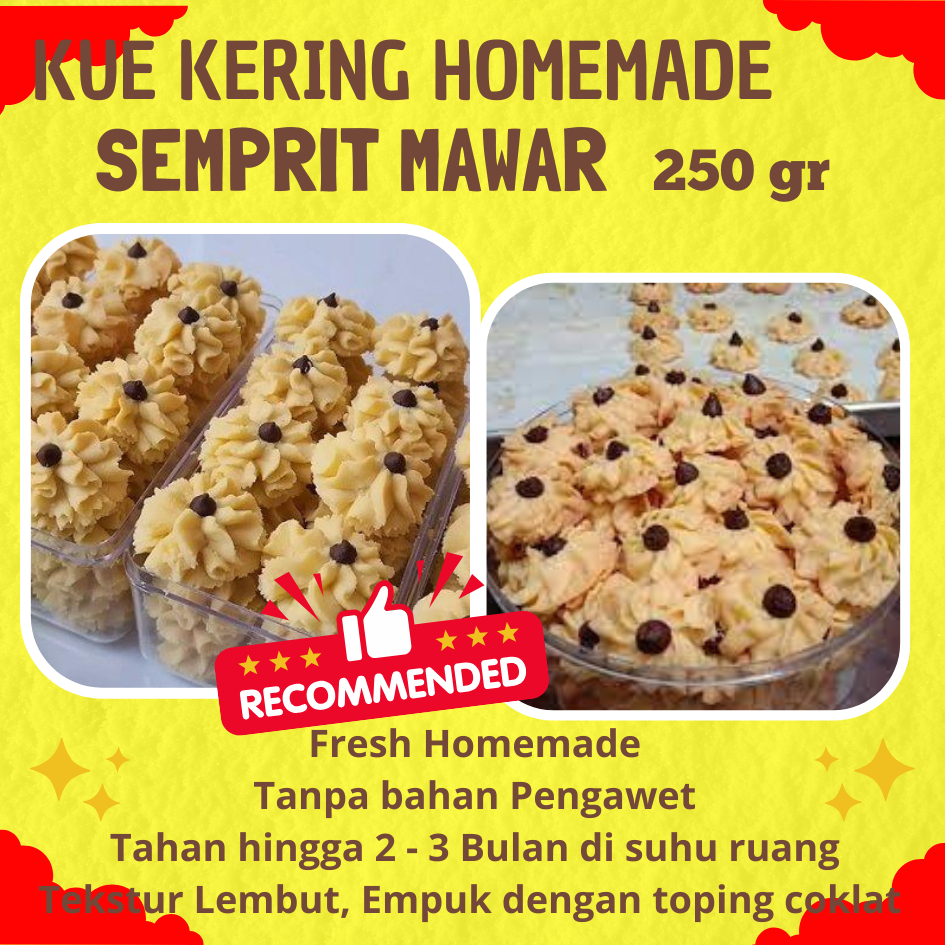 

KUE KERING MAWAR HOMEMADE 250 GRAM