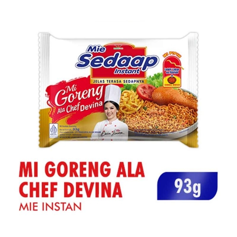

mie sedaap goreng ala chef Davina