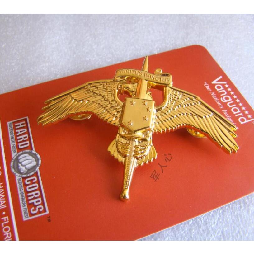 Marine Corps USMC MARSOC Wings Badge Pin US Marine Raider Lencana