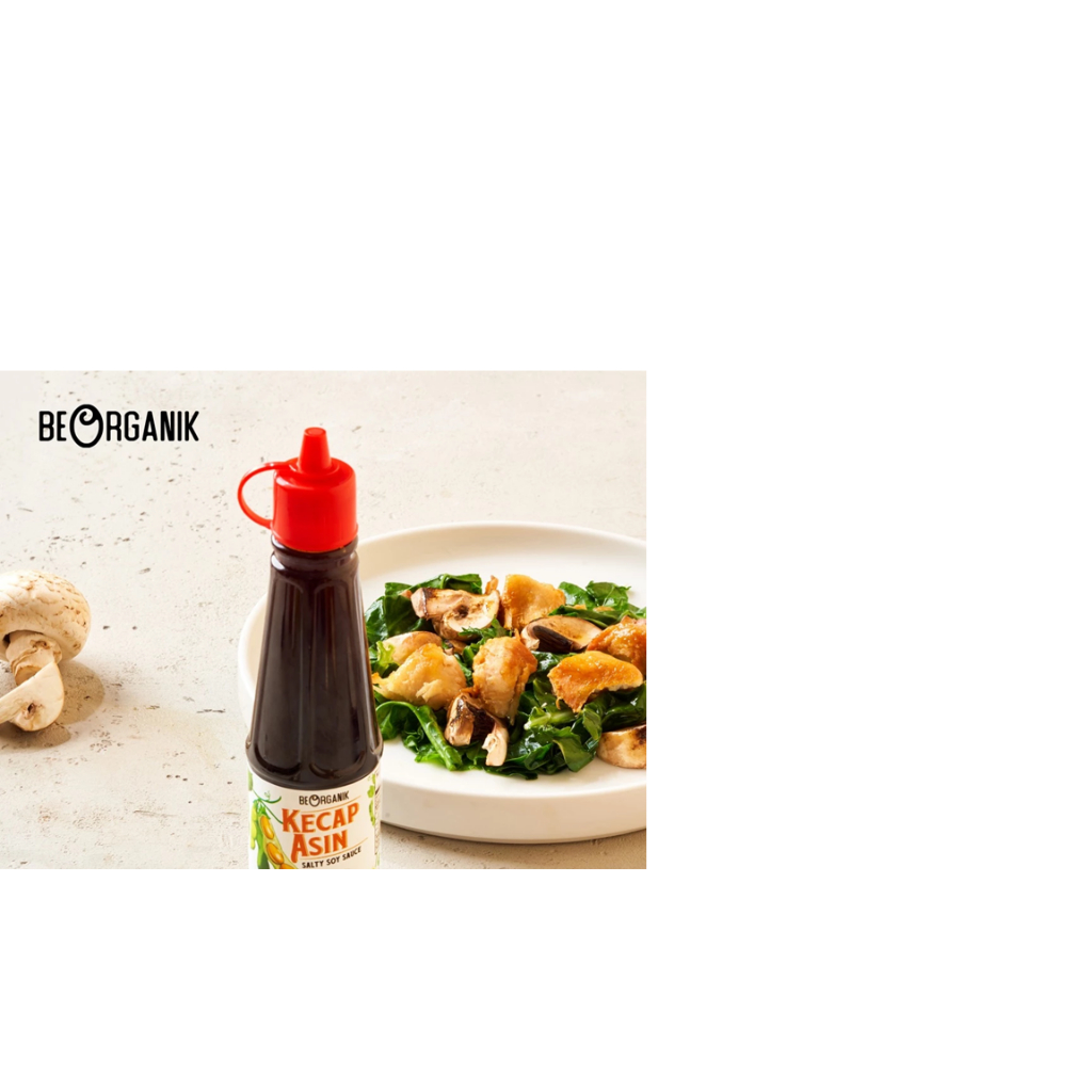

Kecap Asin Organik / Salty Soy Sauce Beorganik (Non GMO & MSG) 140ml