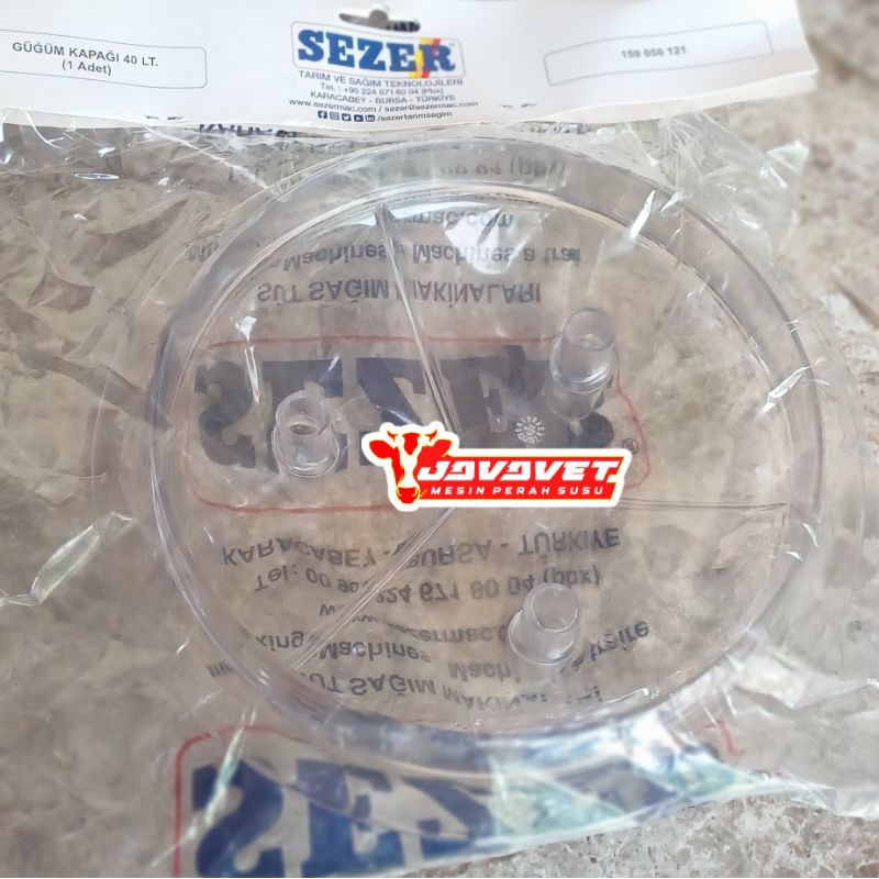 Tutup Milken Sezer 40L mesin perah susu Original sezer