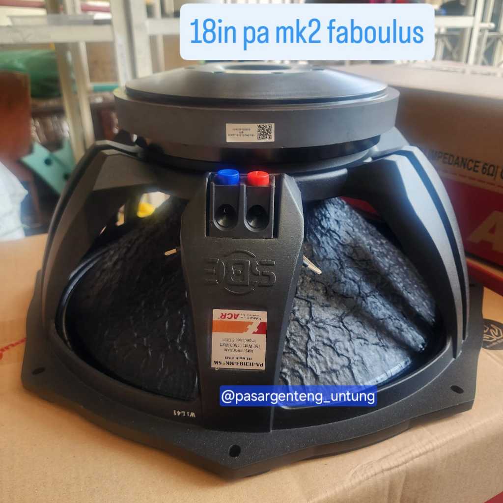 Speaker fabulous 18 inch ACR PA 113183 MK2 SW