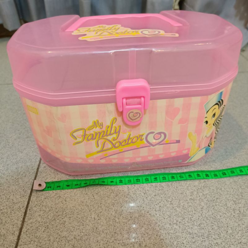 Tempat container plastik wadah kosmetik wadah mainan tempat serbaguna small PRELOVED