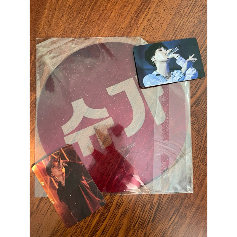 BTS bangtan fansite goods suga yoongi awhiteday0309 awhiteday photocard photo card fan kipas