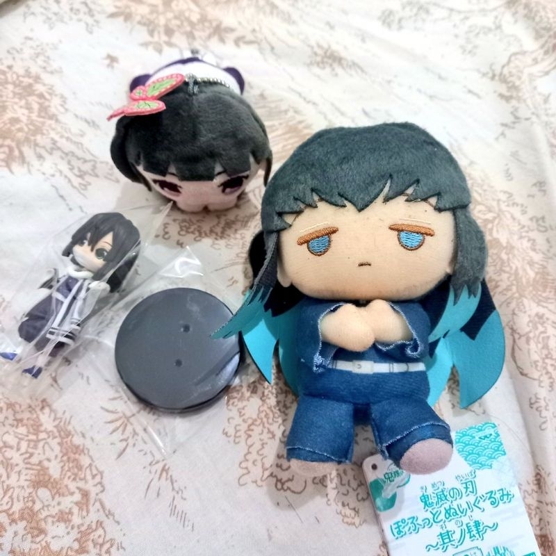 Demon Slayer Plush Qposket Hugchara (Muichiro, Kanao, Obanai)