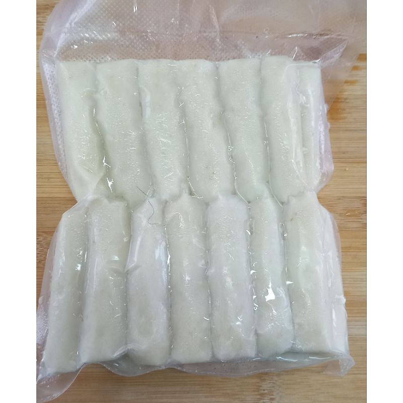 

Pempek lenjer isi 100 pcs ikan tenggiri asli