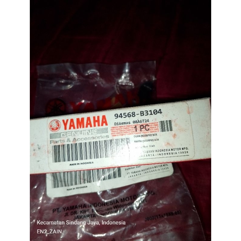 Rantai keteng set Scorpio z lama Scorpio z new original Japan quality