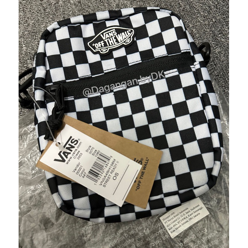 Tas Vans Sling Bag Checkerboard Original Brand Resmi 100%