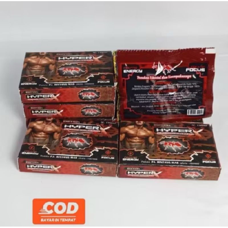 Madu Hayperx Semut Merah Kapsul Obat Kuat Tahan Lama Pria Suplemen Penambah Stamina dan Durasi
