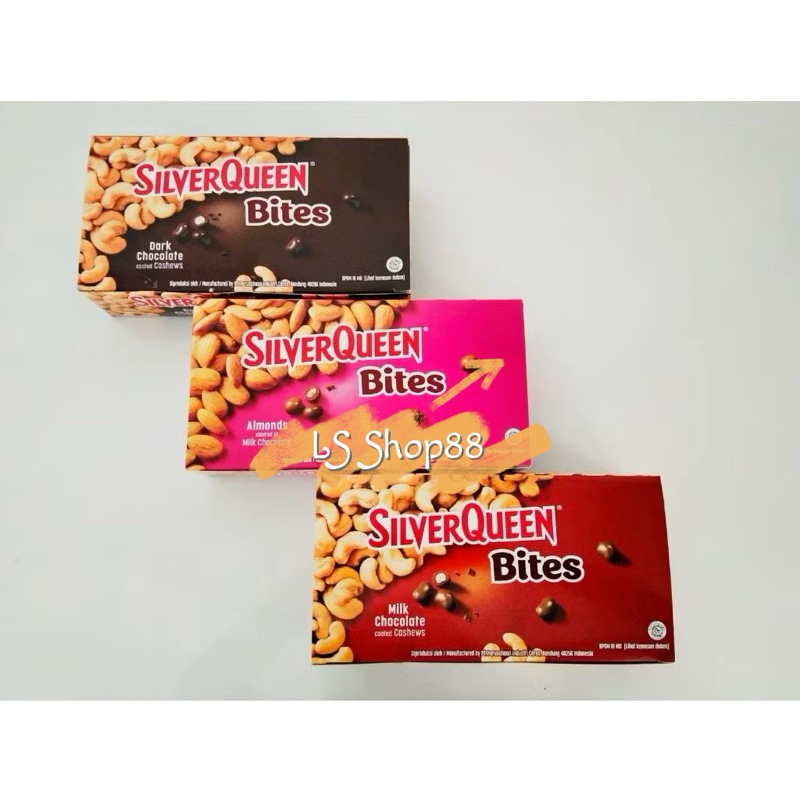 

SILVERQUEEN Bites Box isi 12 x 30gr // SILVER QUEEN Bites Box isi 12