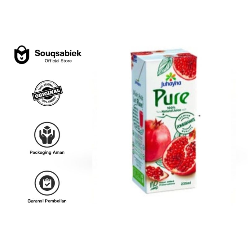 

JUHAYNA PURE PROMAGANET JUICE | JUS ASLI BUAH DELIMA 235 ML