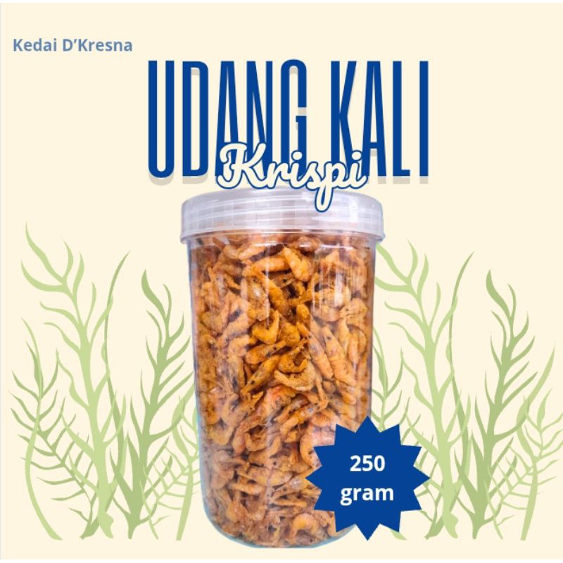 

DKRESNA | Udang Kali Krispi Gurih, Renyah, Sedaap (ASLI Malang, Jawa Timur) 125/250 gram