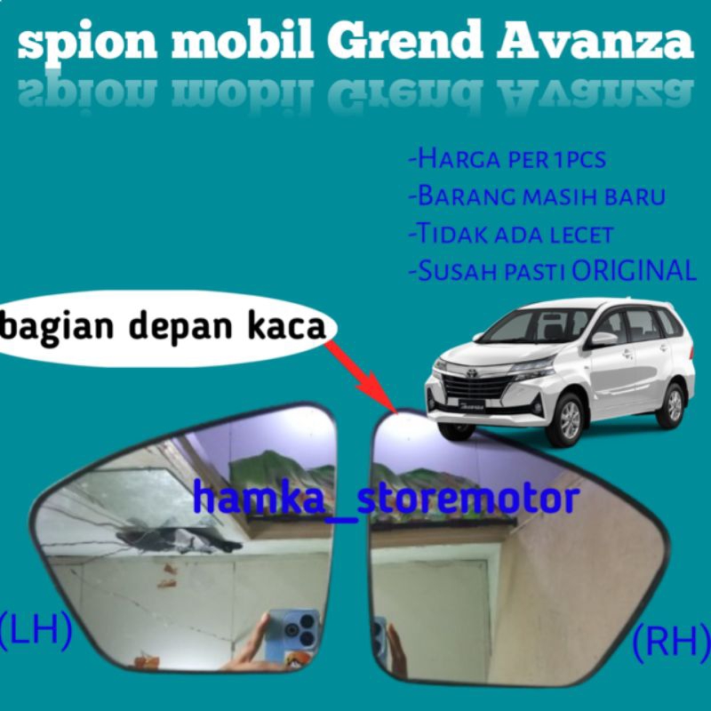 Kaca Spion Mobil GREN NEW AVANZA 2019-2023 ORIGINAL