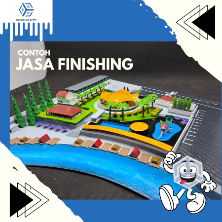 Jasa 3D Print Finishing Murah Cepat Diorama Maket Action Figure