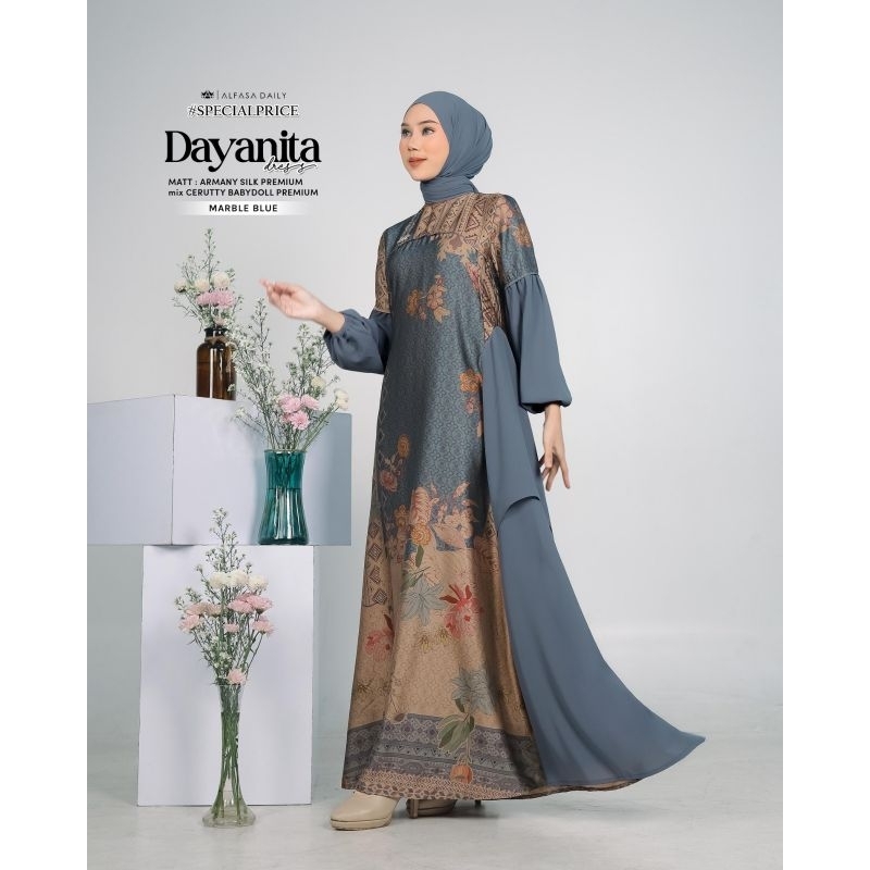 promo gamis alfasa ready Dayanita dress by alfasa size M