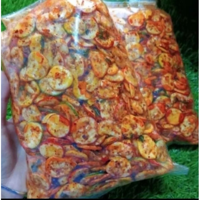 

Sebring | Seblak Garing Pedas gurih 500gr kerpuk kemplang bantet